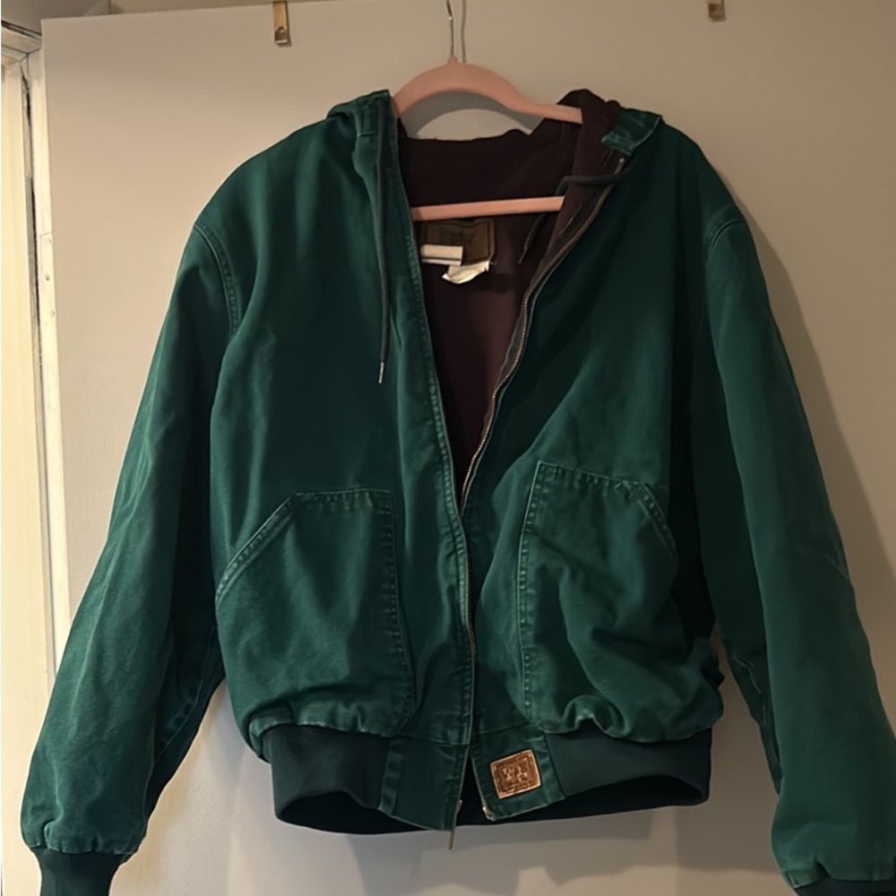 Vintage green worker jacket